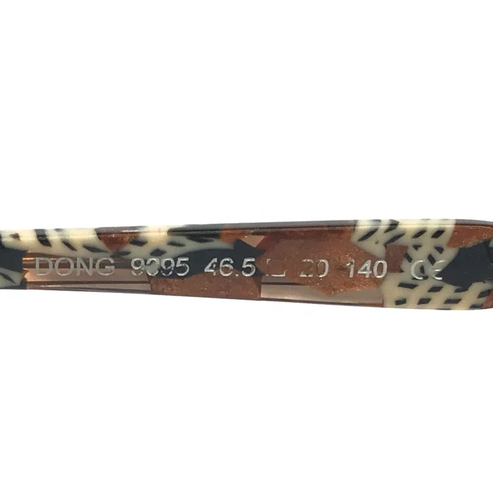 BOZ Eyeglasses Frames DONG 9095 Festival Brun Brown Pink White 46.5-20-140